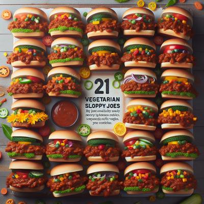 Image of 21 Vegetarian Sloppy Joes