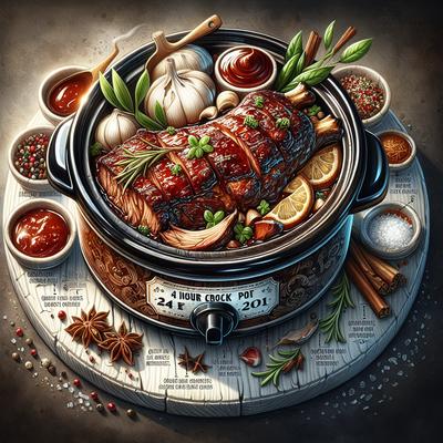 Image of 24 Hour Crock Pot Barbecue