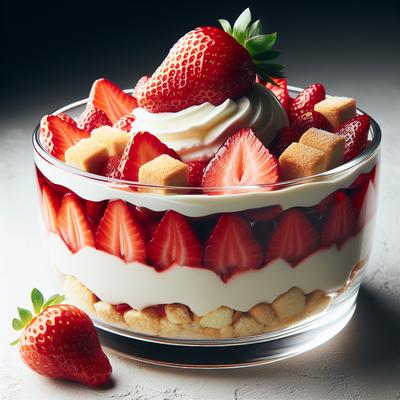 Image of 24 Hour Strawberry Dessert