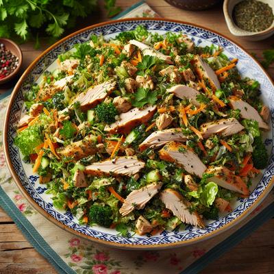 Image of 2 in 1 Herbed Chicken Leftover Chicken Salad