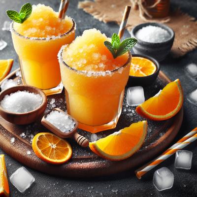 Image of 2 Ingerdient Orange Slushies