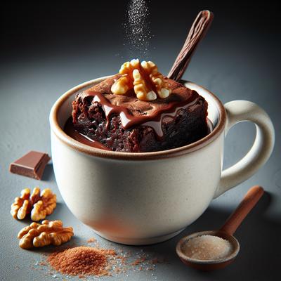 Image of 2 Minute Microwave Brownie in a Mug