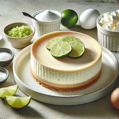 Image of 2 Minute Microwave Lime Cheesecake
