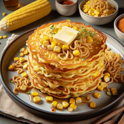 Image of 2 Minute Noodle Corn Pancakes