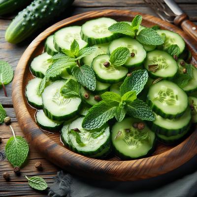 Image of 2 Minute Zingy Minty Cucumber Slices