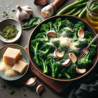 Image of 2 Points Plus Broccoli Rabe with Garlic and Parmesan