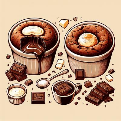 Image of 2bleu Cups of Chocolate Lava Please