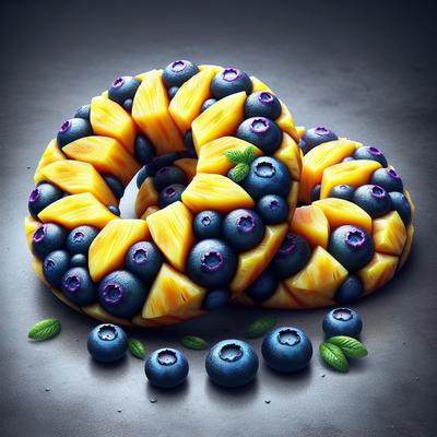 Image of 2blueberry Pineapple Ring