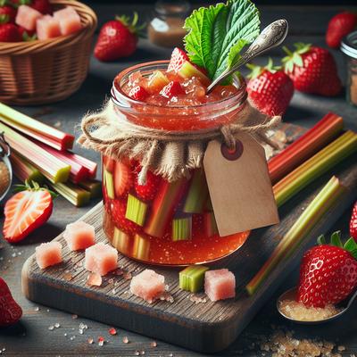 Image of 30 Min Strawberry Rhubarb Marmalade