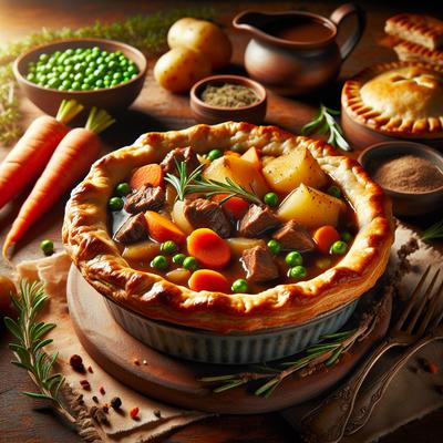 Image of 30 Minute Beef Pot Pie for 2
