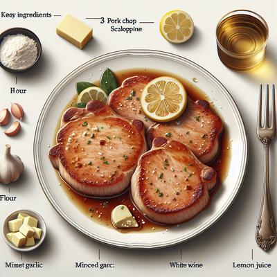 Image of 30 Minute Easy Pork Chops Scaloppine