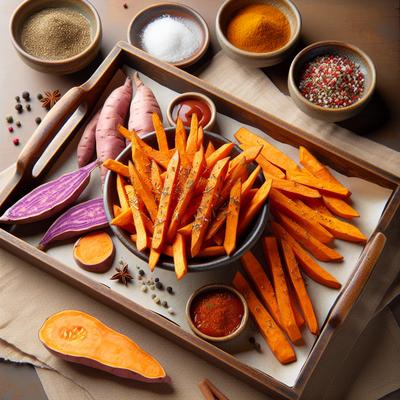 Image of 30 Minute Seasoned Sweet Potato Yam Fries Baked Not Fried