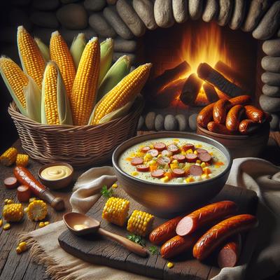 Image of 30 Minute Smoked Sausage and Corn Chowder