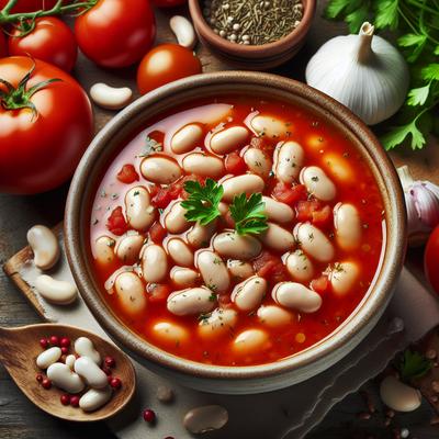 Image of 30 Minute White Bean and Tomato Soup