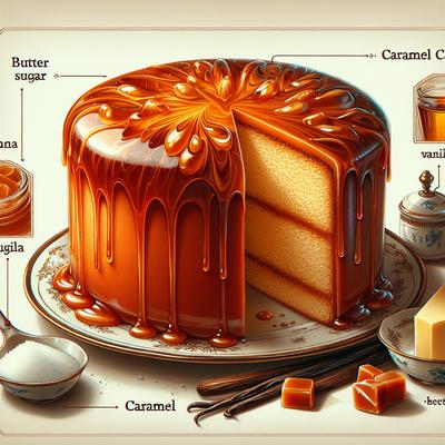 Image of 32k Caramel Cake