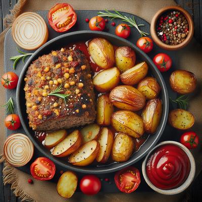 Image of 35 Minute Yummy Easy Meatloaf Potatoes