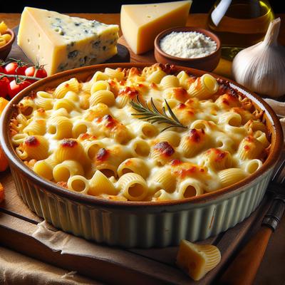 3 Cheese Bake Elbows Plus Al Forno Con Salsa Ai Tre Formaggi