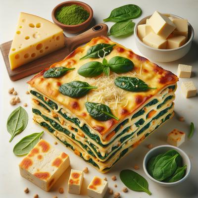 Image of 3 Cheese Spinach Lasagna with Tofu