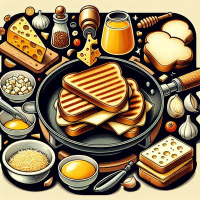 Image of 3 Cheese Toasted Sandwiches