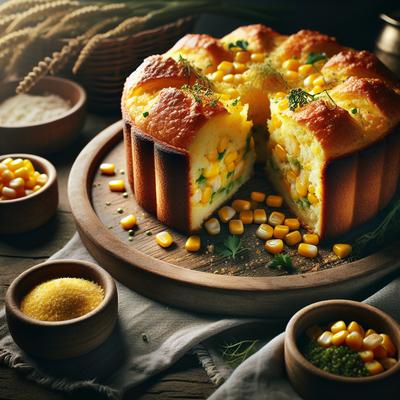 Image of 3 Corn Casserole Bread