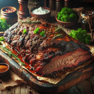 Image of 3 Day Barbecued Marinated Beef Brisket