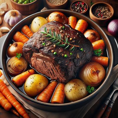 Image of 3 Hour Old Fashioned Oven Pot Roast