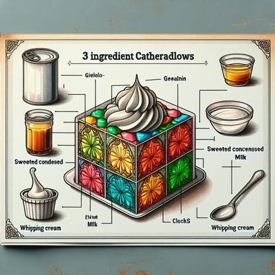 Image of 3 Ingredient Cathedral Windows