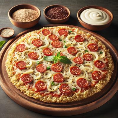 Image of 3 Ingredient Individual Quinoa Pizza Crust No Soaking