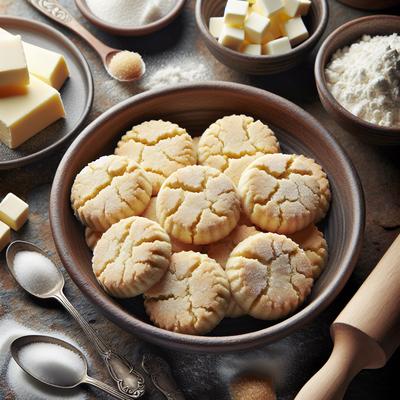 Image of 3 Ingredient Melt in Your Mouth Shortbread Cookies