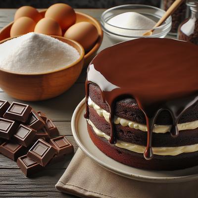 Image of 3 Ingredient Triple Fudge Cake