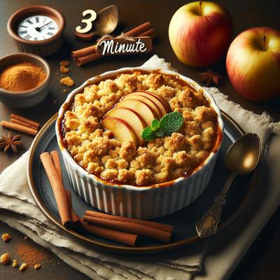 Image of 3 Minute Apple Cobbler
