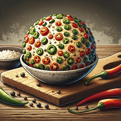 Image of 3 Pepper Cheese Ball