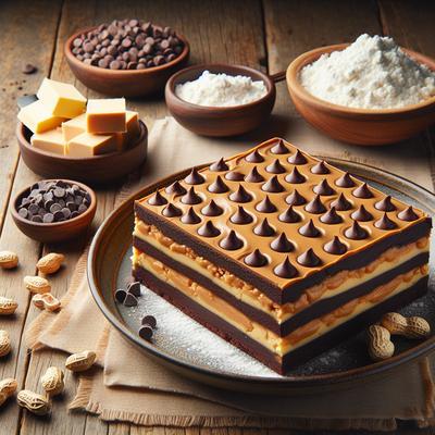 Image of 3 Step Peanut Butter Chocolate Chip Bars