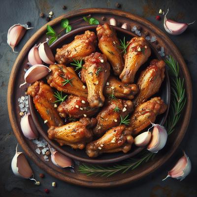 Image of 40 Clove Garlic Chicken Wings