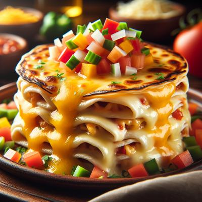 Image of 4 Cheese Mexican Tortilla Appetizers