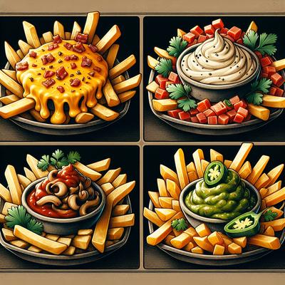 Image of 4 Delicious French Fry Toppers