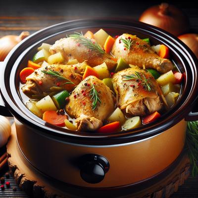 Image of 4 Ingredient Crock Pot Chicken