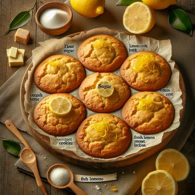 Image of 4 Ingredient Lemon Cookies