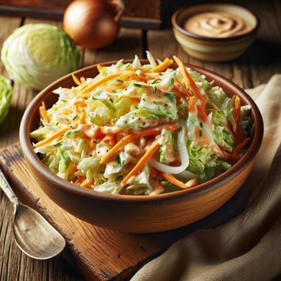 Image of 4 Ingredient Tangy Coleslaw