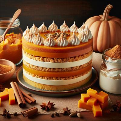 Image of 4 Layer Pumpkin Dessert