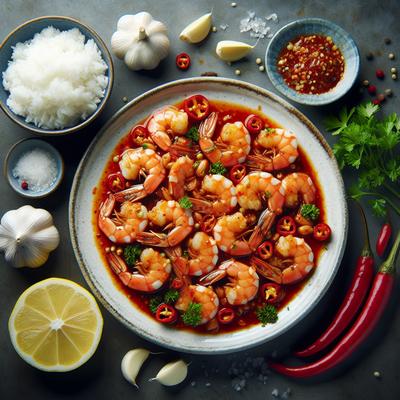 Image of 4 Minute Spicy Garlic Shrimp