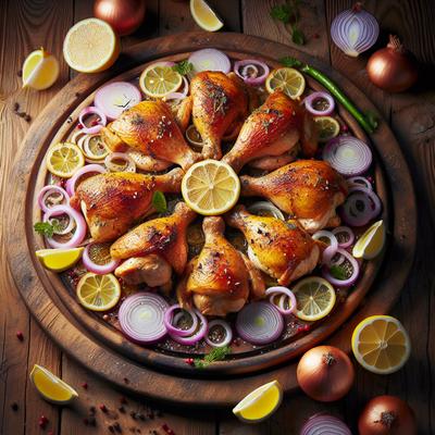 Image of 4 Step Chicken Rustic Lemon Onion Chicken