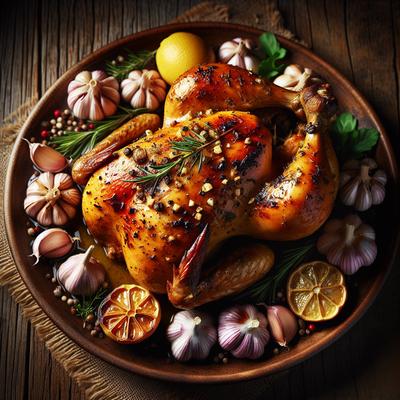 Image of 50 Shades of Garlic Roasted Chicken