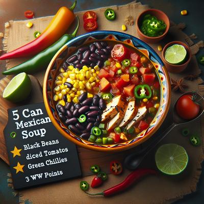 Image of 5 Can Mexican Soup 3 Ww Points