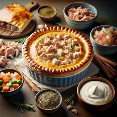 Image of 5 Ingredient Low Fat Tuna Pot Pie