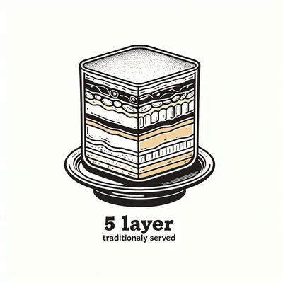Image of 5 Layer Dessert