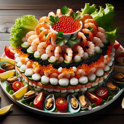Image of 5 Layer Seafood Appetizer