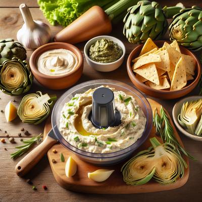 Image of 5 Minute Delicious Artichoke Dip Food Processor Make Ahead