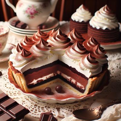 Image of 5 Minute Double Layer Chocolate Pie