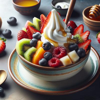 Image of 5 Minute Frozen Yogurt with Fruit Variations
